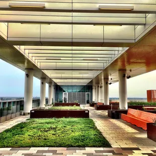 Looking south towards the southern entry.