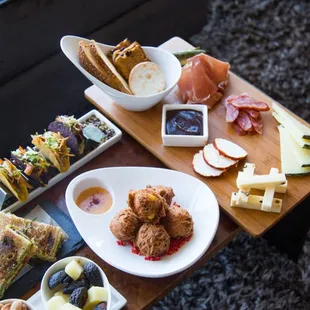 At 'THE SKYLARK' serving a shareable "Dinner By The Bite" menu.