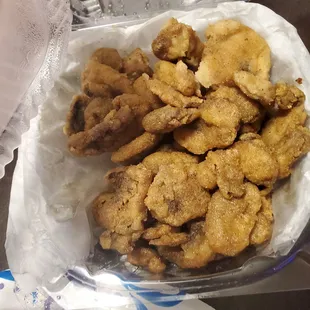 Fried mushrooms