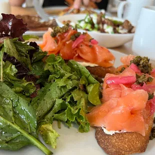 Scottish Smoked Salmon Toast