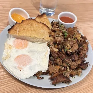 Chorizo Hash and Eggs