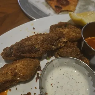Again, more dried ass over air fried wings