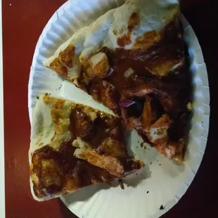 I brought in some BBQ sauce from my favorite joint back home in KC and asked them to create magic... i was not disappointed.