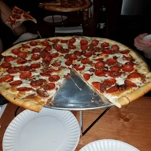 pizza, food