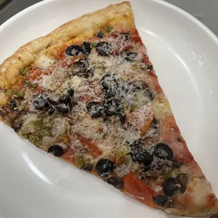 Reheated Vegetarian Pizza