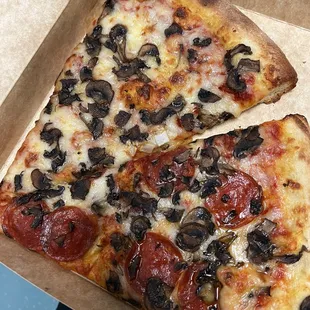 pizza, food