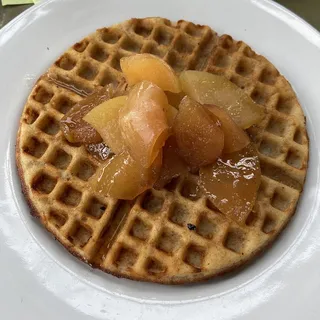 Vegan, Gluten Free Rice Flour Waffle