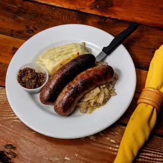 2 House made Sausages/Vegan GF Option
