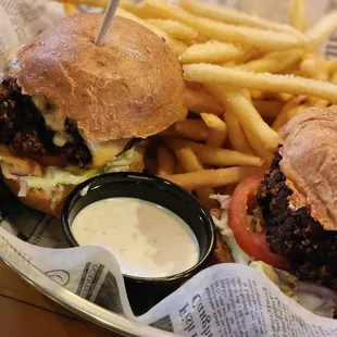 Black bean burger