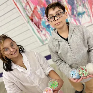 Slime Time at the slime lab