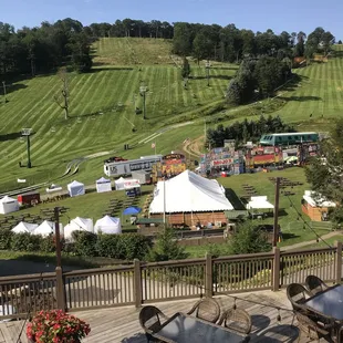 view from the restaurant