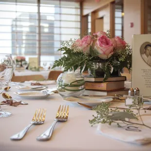 Wedding decor in The Slover Community Engagement Room
