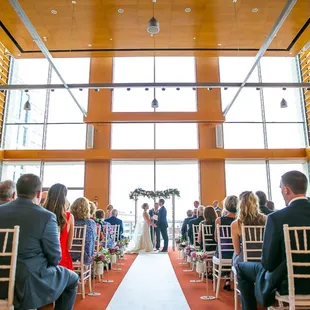 Wedding in The Slover Community Engagement Room