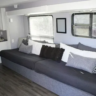 Couch that sits 10 and sleeps 2.