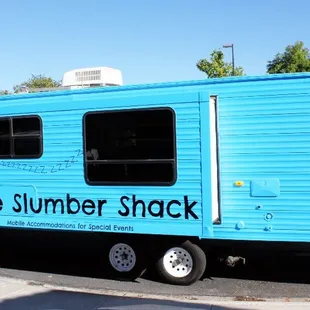 The Slumber Shack. A 29 foot, modified travel trailer.