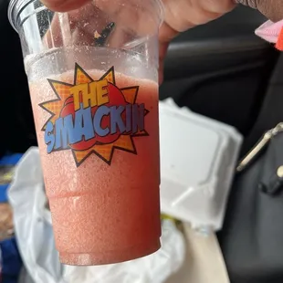 Mixed strawberry and cherry pineapple.. so good