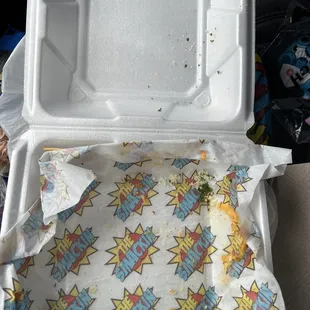 That&apos;s how good my food was.. this empty container is a true testament!!!