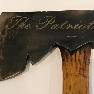 My new Axe  personalized by husband!