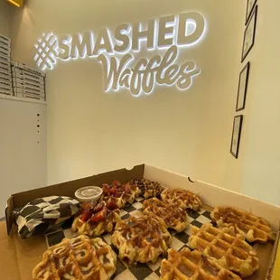 interior, waffles