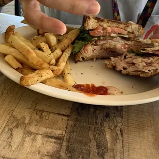 Turkey Bacon Ranch Sandwich &amp; Ruben