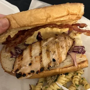 Awful sweet chili chicken sandwich