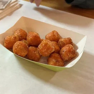 Appetizer Sweet Potato Tots.