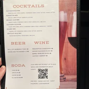 They offer more than just whiskey. The southern sour was great!