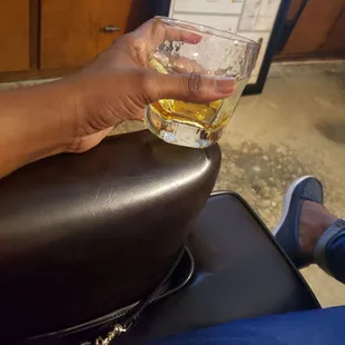 Comfy chairs and a great bourbon selection