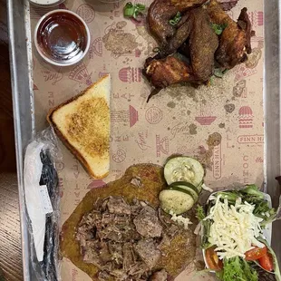 2 meats/2 sides platter