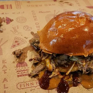 Memphis pork sandwich