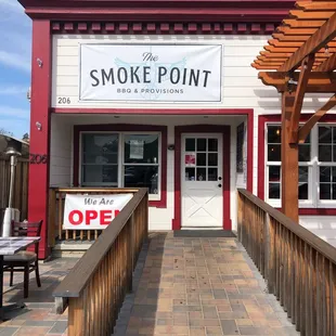 Indoor and outdoor seating