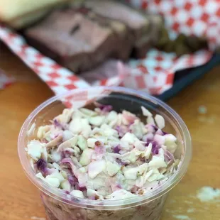 Fuji apple &amp; ginger coleslaw