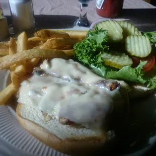 Chicken club (no bacon) sandwich.