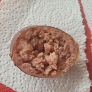 weird texture sausage