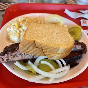 Brisket,5. Brisket and Pork Rib Plate