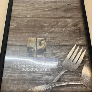 a fork and knife