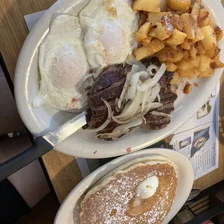 Top Sirloin Steak & Eggs