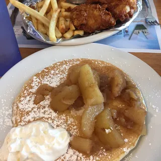 Cinnamon Apple Pancakes