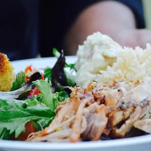 BBQ Plate with Pulled Pork