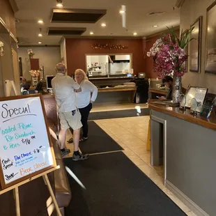 View looking in from the front entryway.