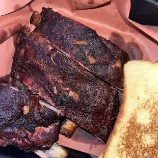 1/4 St. Louis ribs. 2/10.