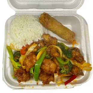 Honey Sriracha Chicken Plate