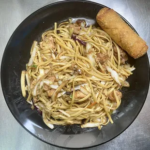 Bulgogi Lo Mein w- eggroll