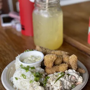 Panko Ahi w/POG Tarter Sauce