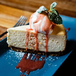 Signature Goat Cheese Cheesecake