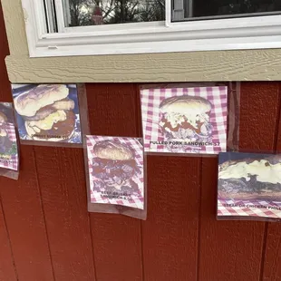 Some items offered that aren't on the menu board. I'm which I'm working through lol.