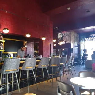 The bar.