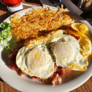 Corn Beef Omelet