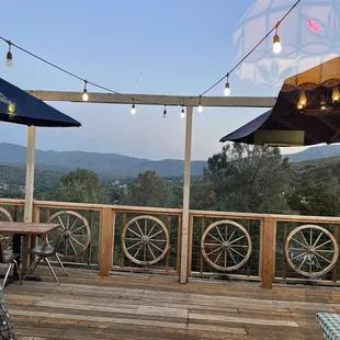 Sunset patio view