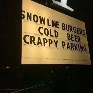 Entrance to the parking lot.